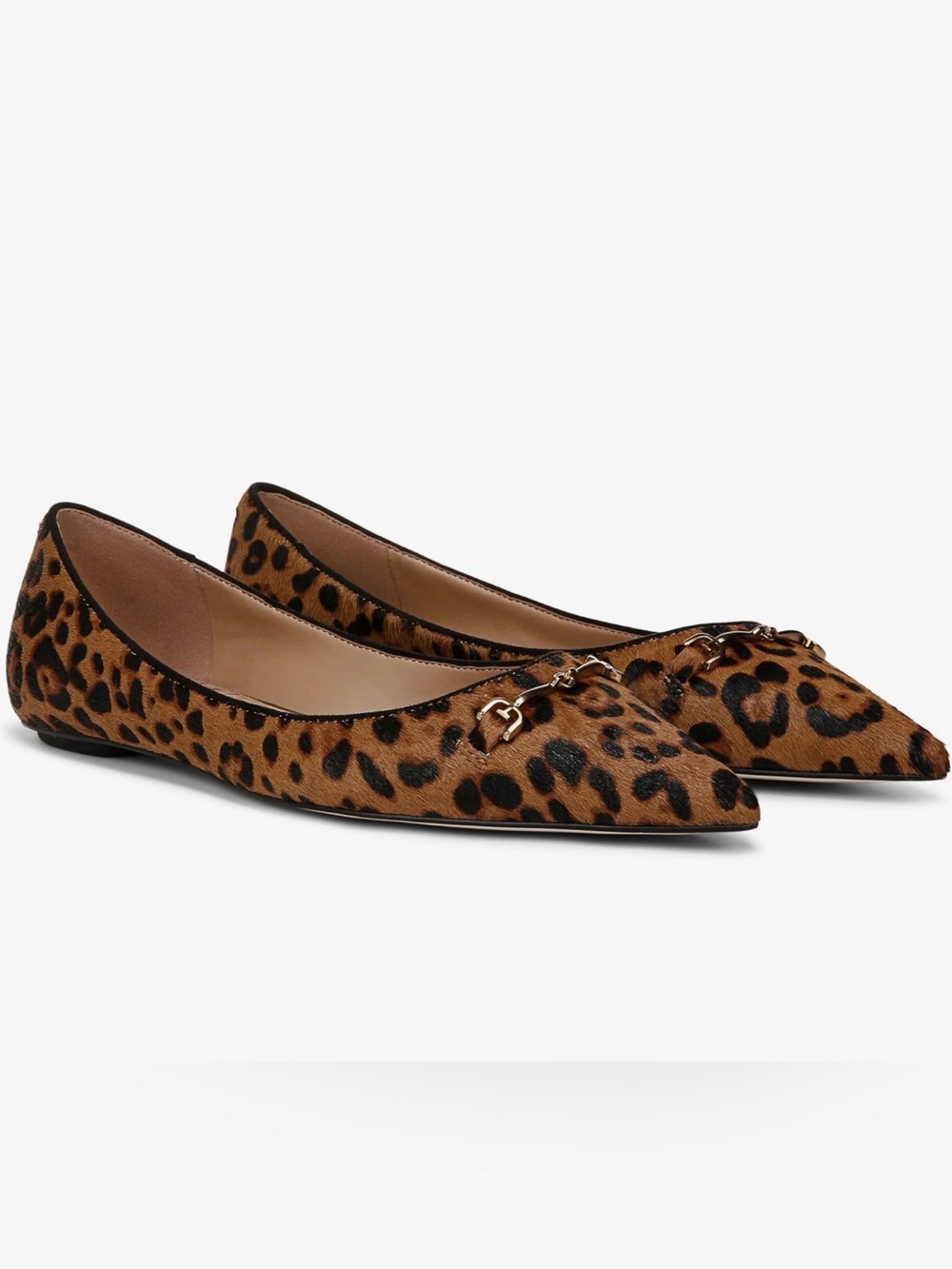 SAM EDELMAN NORI LEATHER POINTED TOE BALLET FLATS SZ 10
